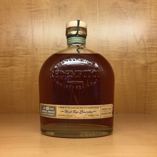 Redemption 10 Year Rye Barrel Proof Ancona S Wine