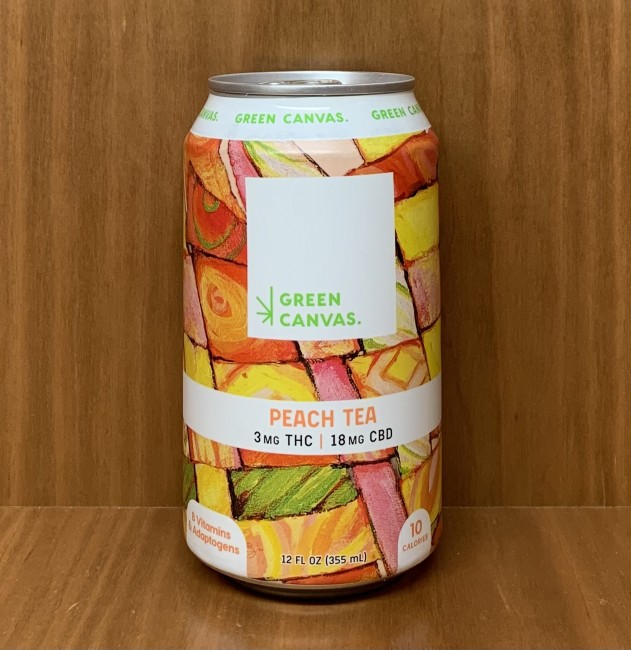 Peach Tea - Green Canvas